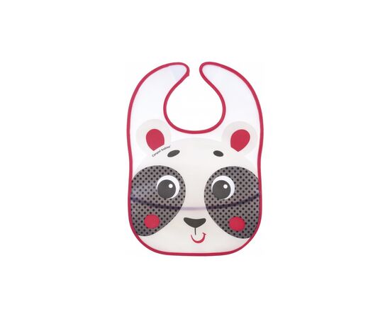Слинявчик Canpol babies Hello Little пластмасовий з кишенькою Бежевий (9/232_bei)