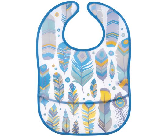 Слинявчик Canpol babies Wild Nature пластмасовий з кишенькою Бірюзовий (9/234_tur)