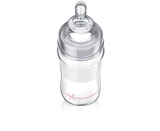 Пляшечка для годування Lovi Diamond Glass Baby Shower скляна 250 мл Рожева (74/204girl), зображення 2 Пляшечка для годування Lovi Diamond Glass Baby Shower скляна 250 мл Рожева (74/204girl), зображення 2