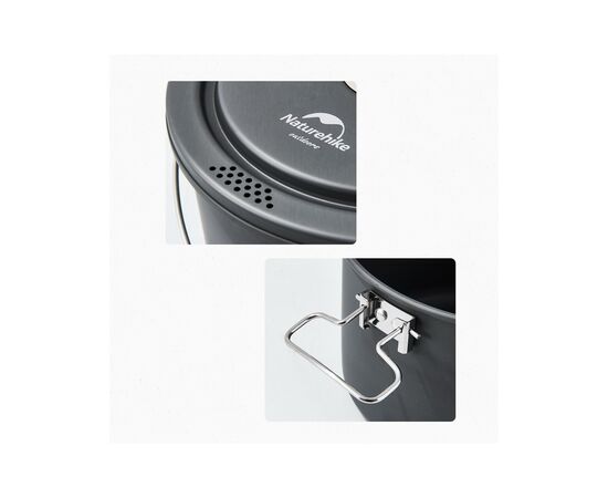 Набір туристичного посуду Naturehike CNH22CJ002 (6927595799406), зображення 3 Набір туристичного посуду Naturehike CNH22CJ002 (6927595799406), зображення 3