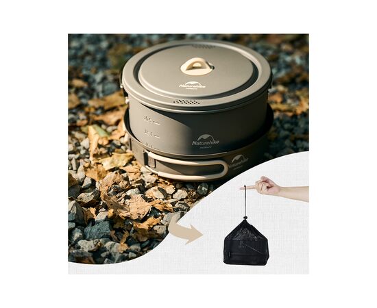 Набір туристичного посуду Naturehike CNH22CJ002 (6927595799406), зображення 4 Набір туристичного посуду Naturehike CNH22CJ002 (6927595799406), зображення 4