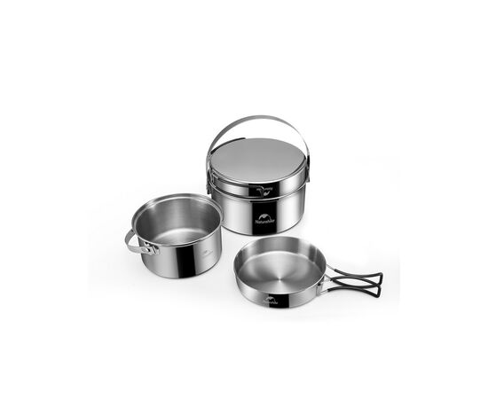 Набор туристической посуды Naturehike NH22CJ005 (6927595708842), изображение 2 Набор туристической посуды Naturehike NH22CJ005 (6927595708842), изображение 2