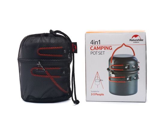 Набор туристической посуды Naturehike NH18T018-G (6927595730324), изображение 6 Набор туристической посуды Naturehike NH18T018-G (6927595730324), изображение 6