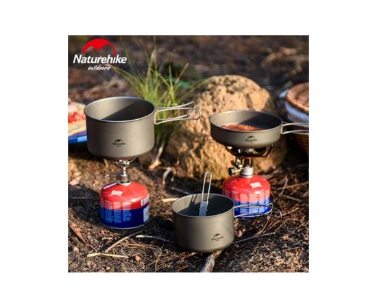 Котел туристический Naturehike NH18 1,3 л (6927595733561), изображение 6 Котел туристический Naturehike NH18 1,3 л (6927595733561), изображение 6