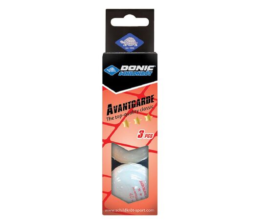 Мячик для тенниса Donic Advantgarde 3* 40+ 3шт (608334-40+), изображение 3 Мячик для тенниса Donic Advantgarde 3* 40+ 3шт (608334-40+), изображение 3