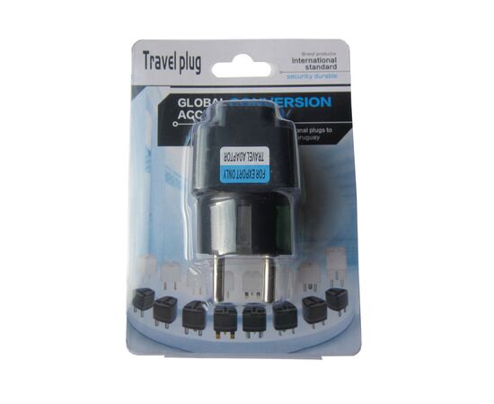 Переходник US/UK/AU to EU Dynamode (EU Adapter black), изображение 5 Переходник US/UK/AU to EU Dynamode (EU Adapter black), изображение 5