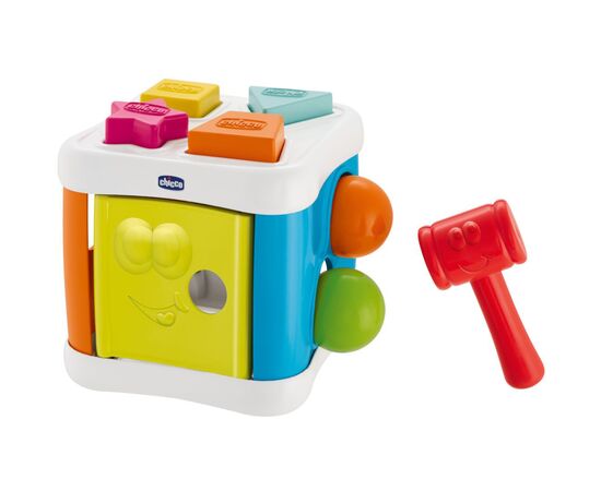 Развивающая игрушка Chicco сортер 2 в 1 Куб (09686.10)