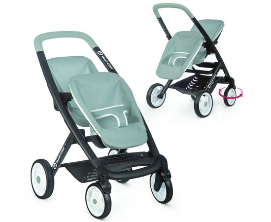 Коляска для кукол Smoby Toys Maxi-Cosi&Quinny для близнецов Мятная (253220), изображение 2 Коляска для кукол Smoby Toys Maxi-Cosi&Quinny для близнецов Мятная (253220), изображение 2