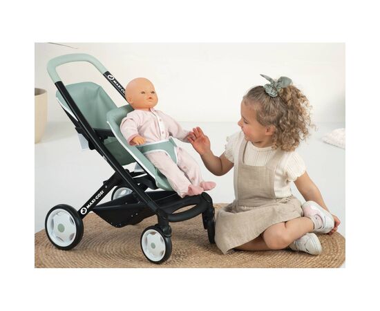 Коляска для кукол Smoby Toys Maxi-Cosi&Quinny для близнецов Мятная (253220), изображение 4 Коляска для кукол Smoby Toys Maxi-Cosi&Quinny для близнецов Мятная (253220), изображение 4