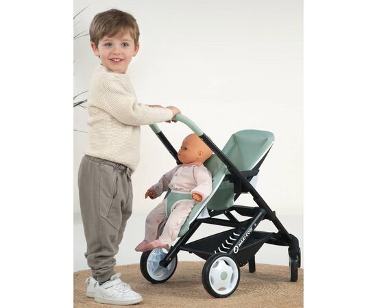 Коляска для кукол Smoby Toys Maxi-Cosi&Quinny для близнецов Мятная (253220), изображение 5 Коляска для кукол Smoby Toys Maxi-Cosi&Quinny для близнецов Мятная (253220), изображение 5