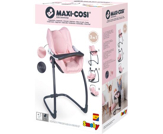 Аксессуар к кукле Smoby Кресло Maxi-Cosi & Quinny 3 в 1 Софт (240235), изображение 4 Аксессуар к кукле Smoby Кресло Maxi-Cosi & Quinny 3 в 1 Софт (240235), изображение 4