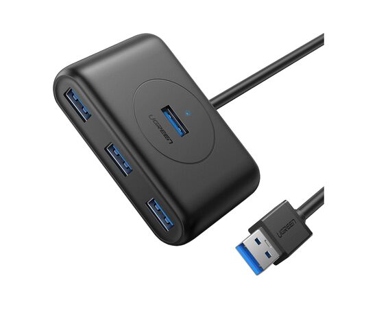 Концентратор Ugreen CR113 4-port 0.5m USB3.0 active (20290)