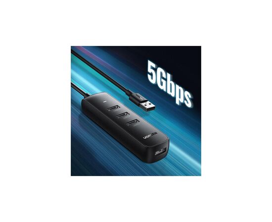 Концентратор Ugreen CM416 4-port 1.0m USB2.0 active (80657), изображение 3 Концентратор Ugreen CM416 4-port 1.0m USB2.0 active (80657), изображение 3