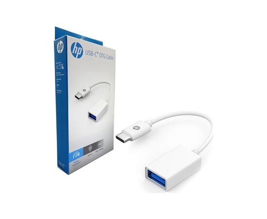 Переходник USB3.1 Type-C to USB (OTG) 0.15m white HP (DHC-TC105), изображение 3 Переходник USB3.1 Type-C to USB (OTG) 0.15m white HP (DHC-TC105), изображение 3