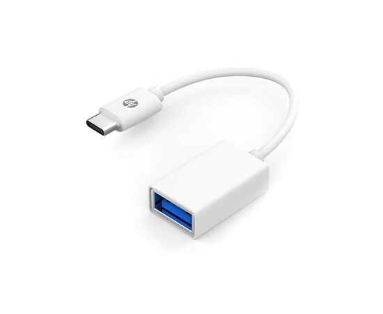 Переходник USB3.1 Type-C to USB (OTG) 0.15m white HP (DHC-TC105)