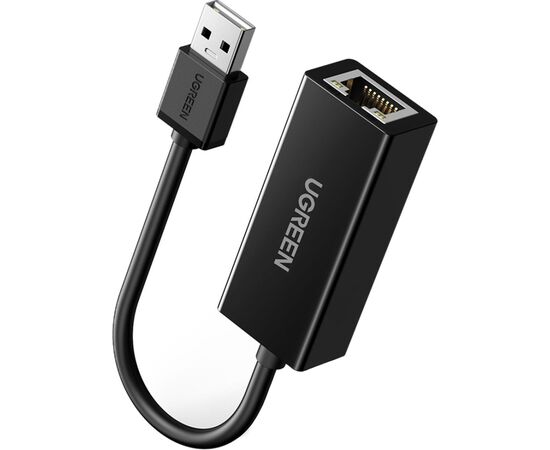 Перехідник USB 2.0 to Ethernet RJ45 10/100 Mb CR110 Ugreen (20254)