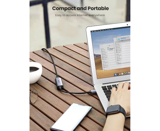 Переходник USB 3.0 to Ethernet RJ45 1000 Mb CM209 Ugreen (50922), изображение 6