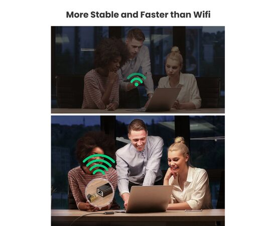 Переходник USB 3.0 to Ethernet RJ45 1000 Mb CR111 Black Ugreen (20256), изображение 6