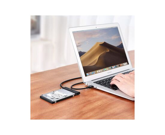 Переходник USB 3.0 Type-C to SATA III (F) CM321 Ugreen (70610), изображение 6 Переходник USB 3.0 Type-C to SATA III (F) CM321 Ugreen (70610), изображение 6