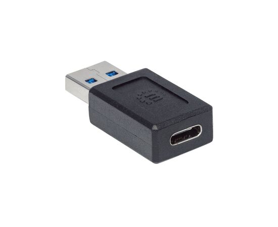 Переходник USB3.1 Type-C (F) to USB3.0 Type-A (M) Manhattan Intracom (354714), изображение 2 Переходник USB3.1 Type-C (F) to USB3.0 Type-A (M) Manhattan Intracom (354714), изображение 2