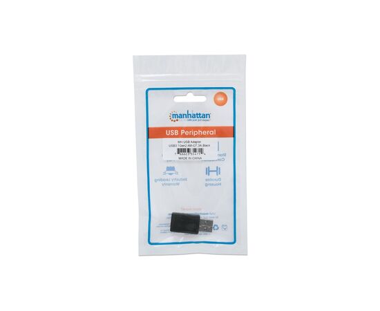 Переходник USB3.1 Type-C (F) to USB3.0 Type-A (M) Manhattan Intracom (354714), изображение 3 Переходник USB3.1 Type-C (F) to USB3.0 Type-A (M) Manhattan Intracom (354714), изображение 3