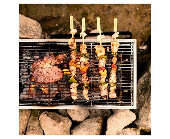 Гриль-барбекю Naturehike Mini Picnic BBQ Grill NH20CJ006 Сталь (6927595767672), изображение 6 Гриль-барбекю Naturehike Mini Picnic BBQ Grill NH20CJ006 Сталь (6927595767672), изображение 6