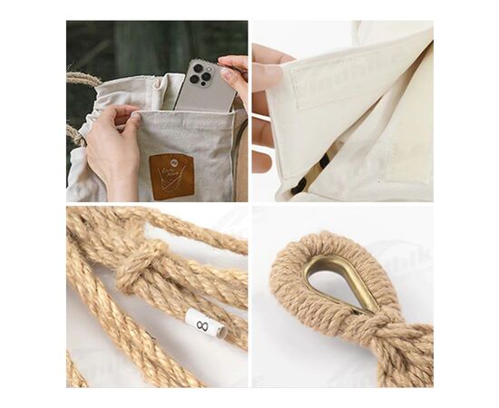 Гамак Naturehike NH22DC003 Beige (6927595707227), изображение 2 Гамак Naturehike NH22DC003 Beige (6927595707227), изображение 2