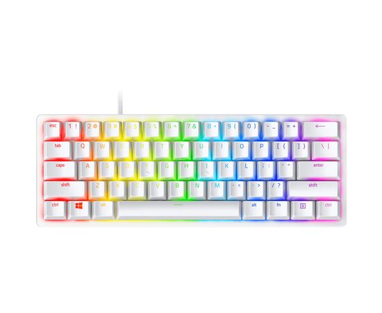 Клавиатура Razer Huntsman mini Mercury Red Switch USB RU White (RZ03-03392200-R3R1)