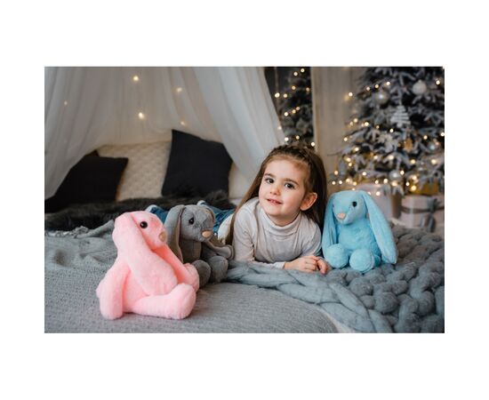 М'яка іграшка Tigres Зайчик Lovely blue (ЗА-0064), зображення 4 М'яка іграшка Tigres Зайчик Lovely blue (ЗА-0064), зображення 4