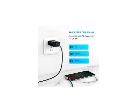 Дата кабель USB 2.0Type-C to Type-C 2.0m 60W US255 Black Gray Ugreen (50125), изображение 2 Дата кабель USB 2.0Type-C to Type-C 2.0m 60W US255 Black Gray Ugreen (50125), изображение 2