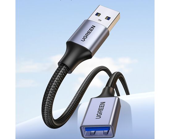 Дата кабель USB 3.0 AM/AF 2.0m US115 Black Ugreen (10497), изображение 5