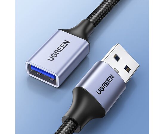 Дата кабель USB 3.0 AM/AF 2.0m US115 Black Ugreen (10497), изображение 6