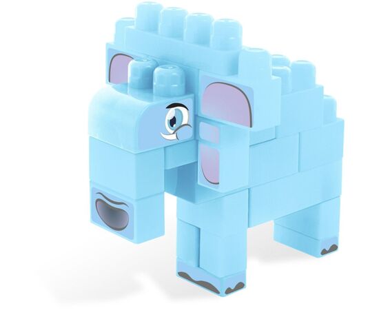 Конструктор Wader Baby Blocks Сафари – слон (41502), изображение 2 Конструктор Wader Baby Blocks Сафари – слон (41502), изображение 2