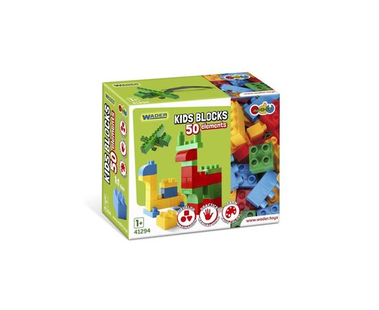 Конструктор Wader Kids Blocks 50 элементов (41294)