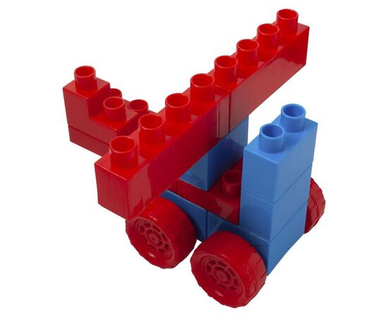 Конструктор Wader Kids Blocks 70 элементов в банке (41295), изображение 5 Конструктор Wader Kids Blocks 70 элементов в банке (41295), изображение 5