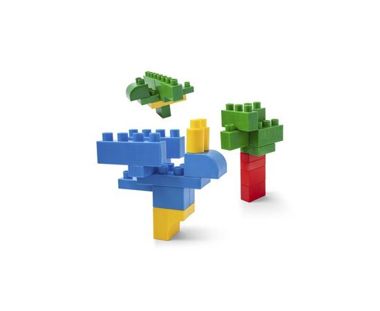Конструктор Wader Kids Blocks 70 элементов в банке (41295), изображение 6 Конструктор Wader Kids Blocks 70 элементов в банке (41295), изображение 6