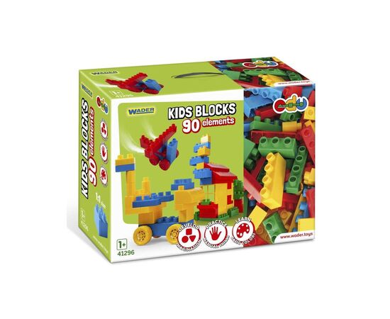 Конструктор Wader Kids Blocks 90 элементов (41296)