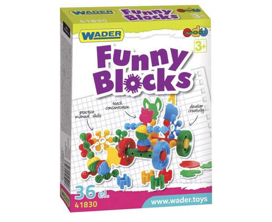 Конструктор Wader Funny blocks (41830)