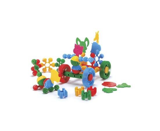 Конструктор Wader Funny blocks - 58 шт (большая банка) (41970), изображение 2 Конструктор Wader Funny blocks - 58 шт (большая банка) (41970), изображение 2