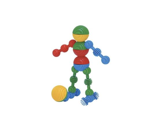Конструктор Wader Funny blocks - 58 шт (большая банка) (41970), изображение 5 Конструктор Wader Funny blocks - 58 шт (большая банка) (41970), изображение 5