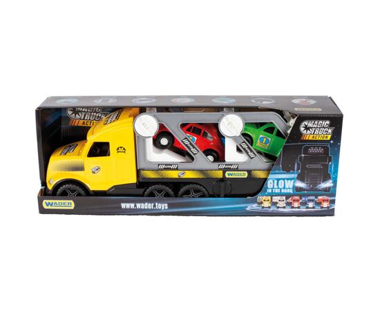 Спецтехника Wader Magic Truck с авто купе (36230), изображение 2 Спецтехника Wader Magic Truck с авто купе (36230), изображение 2