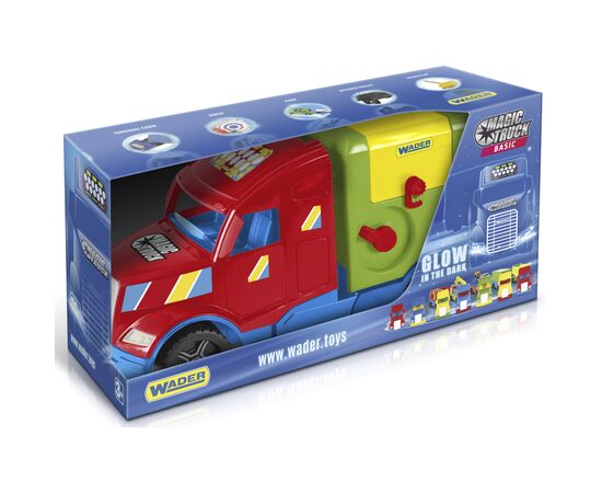 Спецтехника Wader Magic Truck Basic мусоровоз малый (36330), изображение 2 Спецтехника Wader Magic Truck Basic мусоровоз малый (36330), изображение 2