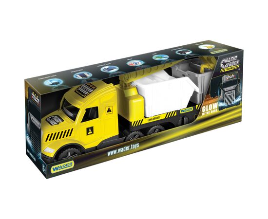 Спецтехника Wader Magic Truck Technic со строительными контейнерами (36470), изображение 2 Спецтехника Wader Magic Truck Technic со строительными контейнерами (36470), изображение 2