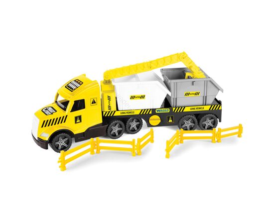 Спецтехніка Wader Magic Truck Technic з будівельними контейнерами (36470)