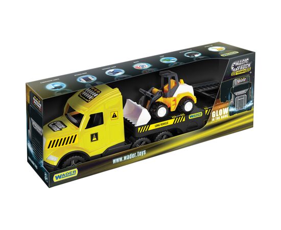Спецтехника Wader Magic Truck Technic с бульдозером (36430), изображение 2 Спецтехника Wader Magic Truck Technic с бульдозером (36430), изображение 2