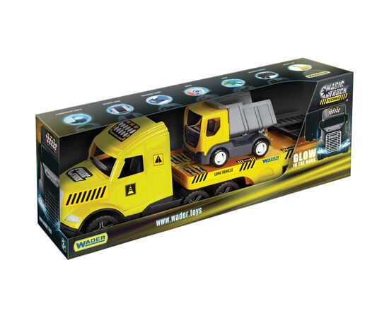 Спецтехника Wader Magic Truck Technic с грузовиком (36420), изображение 2 Спецтехника Wader Magic Truck Technic с грузовиком (36420), изображение 2