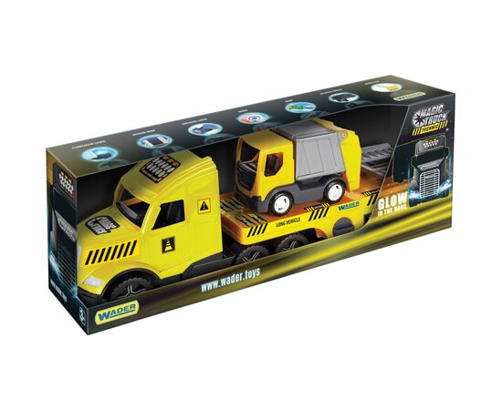 Спецтехника Wader Magic Truck Technic с мусоровозом (36440), изображение 2 Спецтехника Wader Magic Truck Technic с мусоровозом (36440), изображение 2