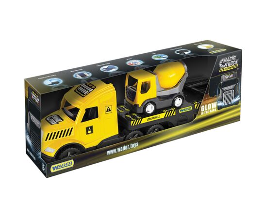 Спецтехника Wader Magic Truck Technic с бетоносмесителем (36460), изображение 2 Спецтехника Wader Magic Truck Technic с бетоносмесителем (36460), изображение 2
