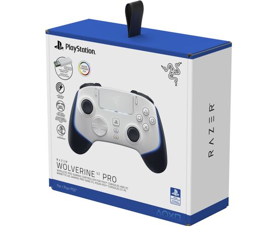 Геймпад Razer Wolverine V2 PRO for PS5 White (RZ06-04710200-R3G1), изображение 9 Геймпад Razer Wolverine V2 PRO for PS5 White (RZ06-04710200-R3G1), изображение 9