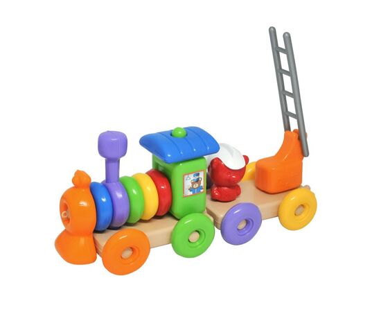 Развивающая игрушка Tigres Funny train 23 элемента (39771), изображение 2 Развивающая игрушка Tigres Funny train 23 элемента (39771), изображение 2